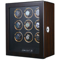 Albany Watch Winder for 9 Watches with Fingerprint Lock